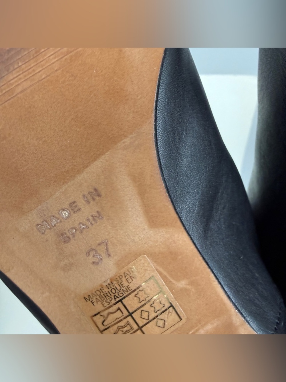 Anthropologie Pointed Toe Kitten Heel Knee High Boots - Picture 8 of 9